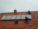 Solaranlage mit Heizungsunterstützung